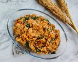 Foto langkah ke 6 dari resep Sambal Tempe Kemangi (Untuk Isian Arem²/Leupeut, Cocolan Ketan Bakar, Dll).