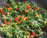 A picture of step 4 of Raddish leafy vegetable sabji.