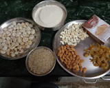 गोंद मेवा,सोंठ के लड्डू (gond mewa sonth ke ladoo recipe in Hindi) रेसिपी चरण 2 फोटो