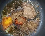 A picture of step 2 of Niramish Brinjal.