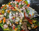 Foto langkah ke 3 dari resep Cumi Asin Pedas Manis.