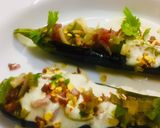 A picture of step 4 of Roasted eggplants with walnut cheese sauce.