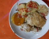 Foto del paso 4 de la receta: Pollo al horno con verduras.🤗