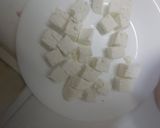 A picture of step 1 of Afghani paneer gravy.