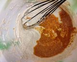 A picture of step 5 of Akara with beans powder.