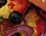 Une image de l'étape 6 de Humberger sauce houmous pistache.
