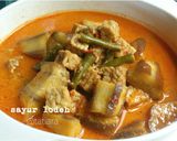 Foto langkah ke 3 dari resep Sayur Lodeh (Terong, Tempe, Kacang panjang).