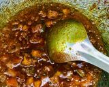 A picture of step 2 of Soya chunks & green peas masala curry (vegan soya chunks& mutter masala).