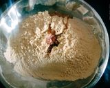 A picture of step 2 of Healthy tasty multigran Atta and mint leaves lachha paratha.
