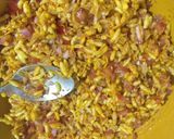 A picture of step 3 of Bhelpuri.