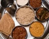 A picture of step 4 of Punjabi thali.