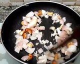 A picture of step 4 of Dhaba style matar masala.
