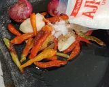 Foto langkah ke 3 dari resep 39. Sambal + terong + tempe + timun.