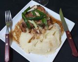 Foto del paso 1 de la receta: Pollo al Sillao... Leo Morales con puré natural