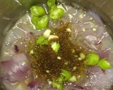 A picture of step 3 of Palak Paneer.