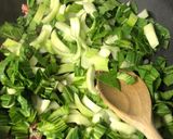 Une image de l'étape 2 de Wok de bœuf / chou chinois et nouille de riz.
