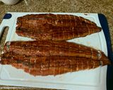 A picture of step 7 of Hitsumabushi (Grilled Eel on Rice).