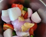 A picture of step 2 of Paneer rajma curry.