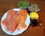 Foto del passaggio 1 della ricetta Salmone su letto verde