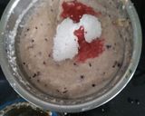 A picture of step 2 of Purple Sandesh.