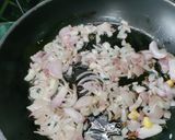A picture of step 3 of Red Rice Pulao.