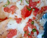 A picture of step 8 of Papri chaat.