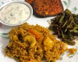A picture of step 10 of Masala Pulao (Vegetable Pulao).