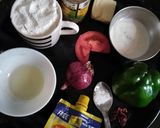 A picture of step 1 of Veg pizza.