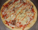 Foto langkah ke 4 dari resep Pizza Tanpa Diuleni🍕🍕.