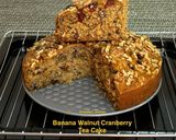 A picture of step 14 of Banana Walnut Cranberry Tea Cake.