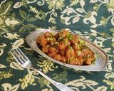 A picture of step 6 of Soya chunks dry Manchurian.