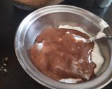 A picture of step 2 of Chocolate shrikhand.