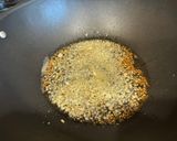 A picture of step 2 of Leftover Adobo Chicken Legs Fried Rice.