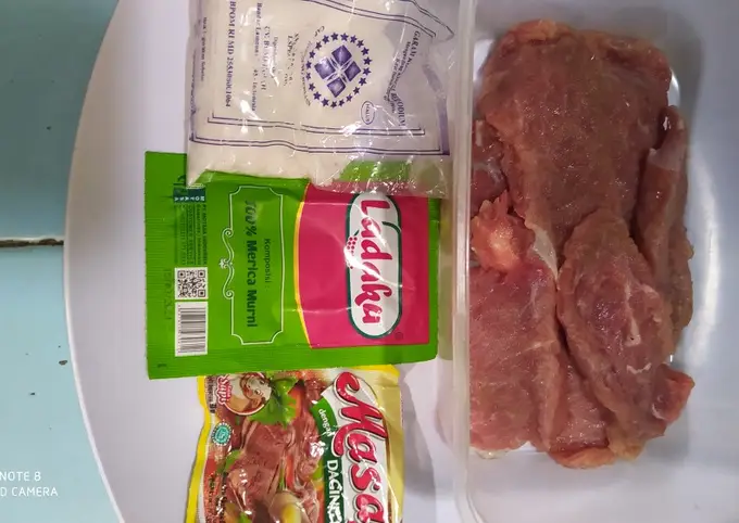 Langkah-langkah untuk membuat Cara membuat Steak Daging Sapi Rumahan (pakai teflon)