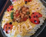 A picture of step 1 of Singaporean Rice.