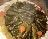 عکس مرحله 12 از دستور دلمه برگ مو لبنانی (ورق عنب -wara anab)