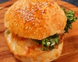 Hình bước làm 9 của món Hamburger trứng