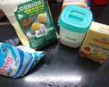 A picture of step 1 of Corn Pudding.