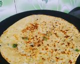 A picture of step 4 of Cauliflower Parathas.
