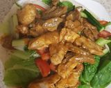A picture of step 14 of My Sriracha Lamb, Chicken and Salad on a Wrap 😋.