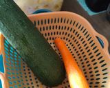 Hình bước làm 1 của món Salad bí ngòi