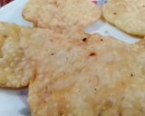 A picture of step 2 of Papri chana chat.