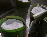 Foto langkah ke 5 dari resep Putu Bunga Telang (dengan cetakan silikon).