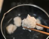 A picture of step 6 of Juicy Chicken Breast Meatballs – Homemade Hot Pot Ingredient, Healthy High-Protein, Low-Fat Recipe.