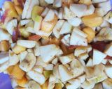 A picture of step 2 of Mixed Fruit chaat.
