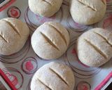 A picture of step 8 of Bakery-style Holiday Dinner Rolls (Weizenmisch Brötchen).