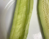 Foto del paso 2 de la receta: Pepinos rellenos de atún