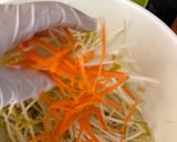 Hình bước làm 1 của món Giá bóp thấu với bò