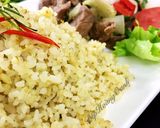 A picture of step 5 of Shaking Beef Fried Rice (Cơm Bò Lúc Lắc).