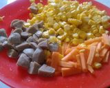Foto langkah ke 1 dari resep Bakso Tumis Sayur.